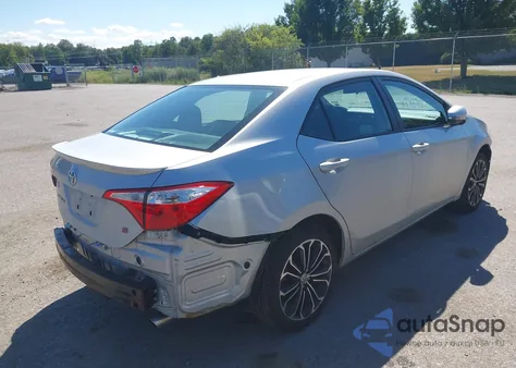 2016 Toyota Corolla S Plus z USA, uszkodzony, nr VIN 2T1BURHEXGC616192
